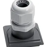 BERKER 18163525 Cable Entry W.1 1-fold, M20, with union nut | grey/light gray matt