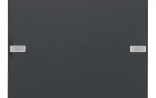 BERKER 80141326 KNX easy Touch Sensor Comfort Q.1/Q.3 1-fold | anthracite velvet painted
