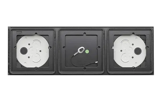 GIRA 5503910 TKS Surface-Mounted Housing System 106 3-fold | anthracite