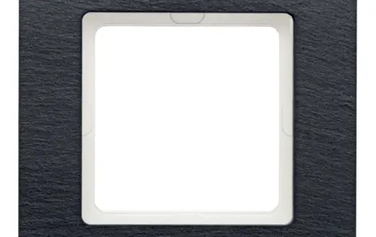 BERKER 10116030 Cover Frame Q.7 1-fold | anthracite/slate natural