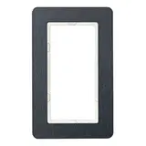 BERKER 13096030 Cover frame Q.7 1-fold with a large cutout | anthracite/slate natural