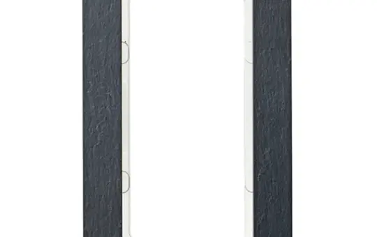 BERKER 13096030 Cover frame Q.7 1-fold with a large cutout | anthracite/slate natural