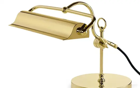 THPG 172100 Piano Lamp bright brass