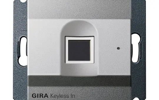 GIRA 261726 Keyless-In Finger Scanner System 55 aluminium