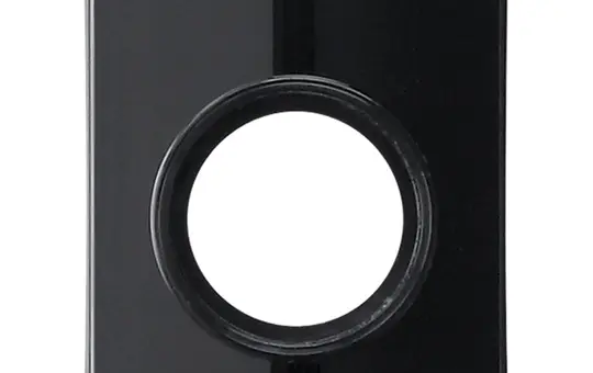 GIRA 0011055 Adaptateur d'entrée de câble Studio noir brillant | Ø 20 mm