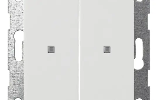 GIRA 517303 KNX Touch Sensor System 55 2-fold | pure white shiny