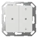 GIRA 517503 Capteur tactile KNX Système 55 2 fois, flèches | blanc pur brillant