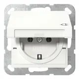 GIRA 445403 SCHUKO socket System 55 Hinged lid | pure white shiny