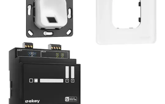 EKEY 203703 Fingerprint Set xLine Flush-mounted glass | white