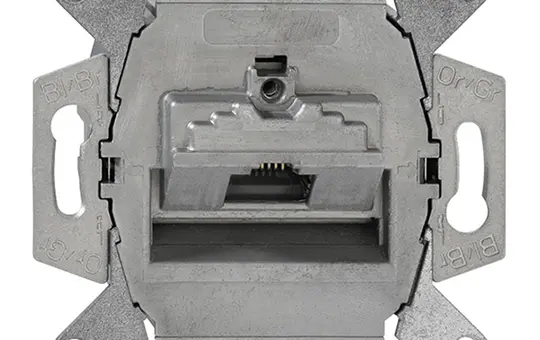 BUSCH-JAEGER 0218/11-101 Network Socket 1-fold, Cat.6a