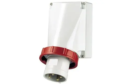 MENNEKES 364 Wall Mounted Device Plug 125A, 4-pin, 400V