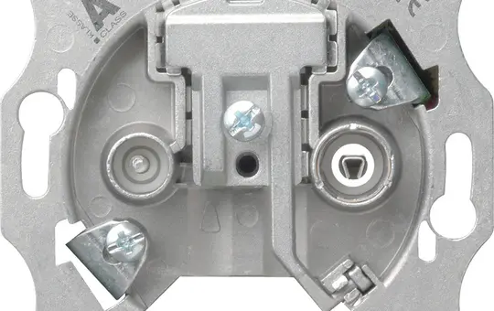 GIRA 004100 Antenna Socket 2-fold, universal, pass-through, 10 dB