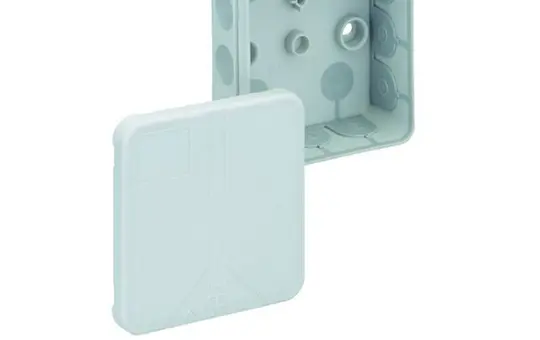 SPELSBERG 2K-12-L Junction Box for Quick Installation 85x85x37mm | gray