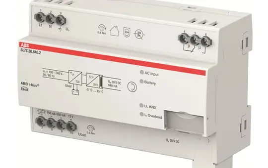 ABB SU/S30.640.2 KNX bus power supply 640 mA, uninterruptible