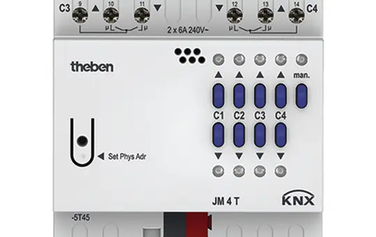 THEBEN JM 4 T KNX-Actionneur de volet roulant FIX 4 fois