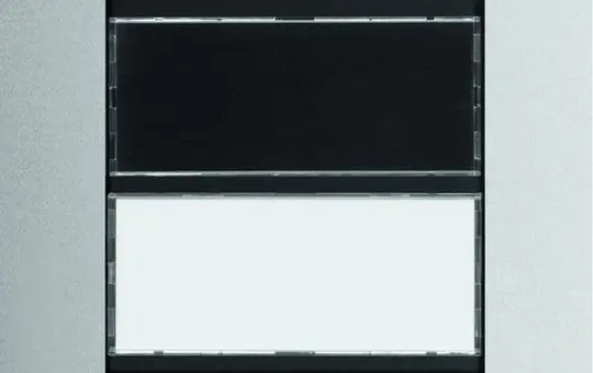 ELCOM REN091Y Module de bouton-poussoir avec plaque nominative MODESTA Indicateur d'état unique