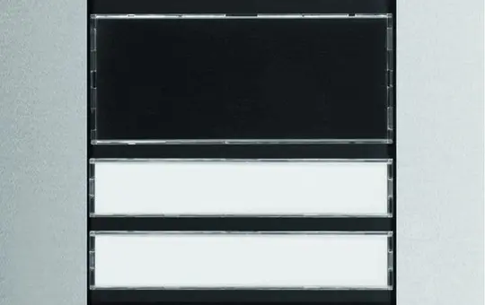 ELCOM REN092Y Module de bouton-poussoir avec plaque nominative MODESTA Indicateur à double état