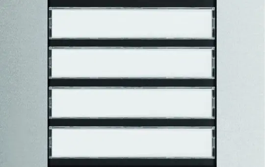 ELCOM REN104Y Call Button Module with Nameplate MODESTA 4-fold