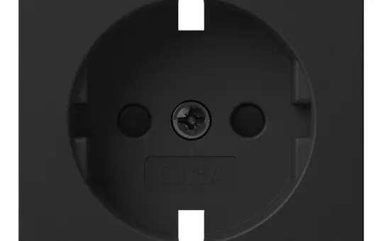 GIRA 4921005 Cover SCHUKO Socket System 55 Touch protection | matt black