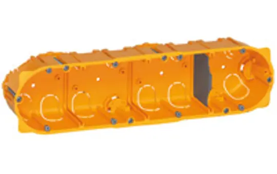 LEGRAND 080044 Boîte d'encastrement Batibox 4 fois | 40 mm