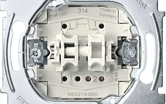 MERTEN MEG3714-0000 Blind rotary switch 1-pole, additional contact