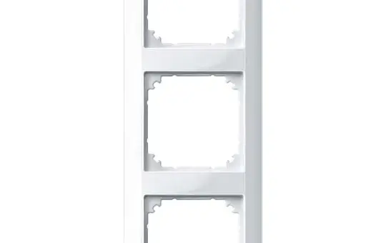 MERTEN 389319 Cadre de finition 1-M tripler | blanc polaire brillant