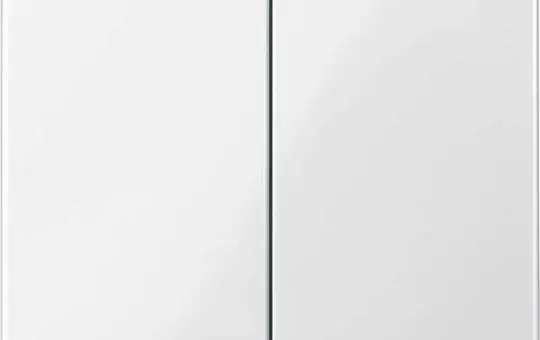 MERTEN 432519 Rocker System M 2-fold | polar white glossy