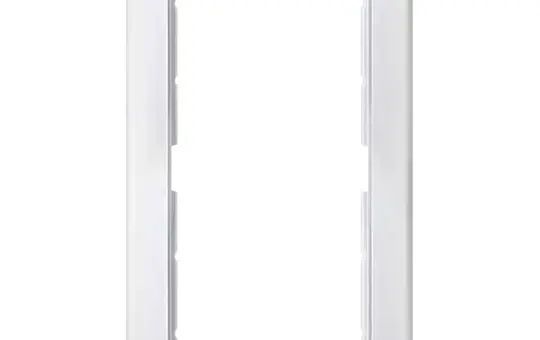 MERTEN 484819 Cadre de recouvrement M-Smart 2 plis sans nervure centrale | blanc polaire mat