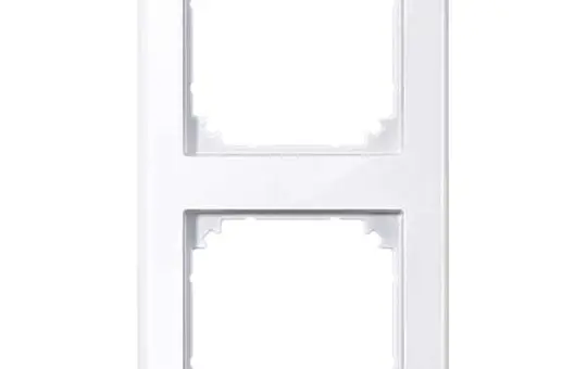 MERTEN 478225 Cover Frame M-Smart 2-fold | active white glossy