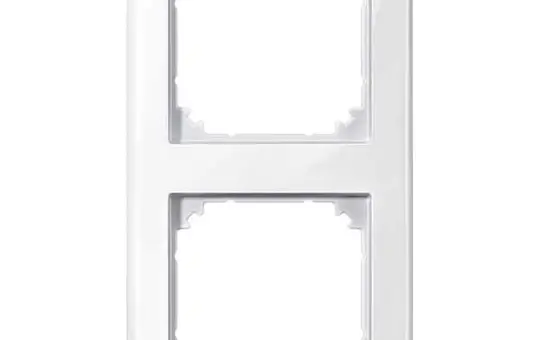 MERTEN 478219 Cadre de recouvrement M-Smart 2 fois | blanc polaire brillant