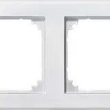 MERTEN 484219 Cover Frame M-Smart 2-fold | polar white matt