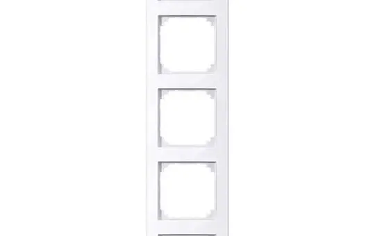 MERTEN 478525 Cover Frame M-Smart 5-fold | active white glossy