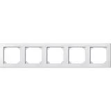 MERTEN 484519 Cover Frame M-Smart 5-fold | polar white matt