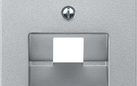 MERTEN 298360 Network Cover System M 1-fold | aluminum