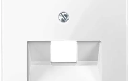 MERTEN 296219 Network Cover System M 1-fold | polar white glossy