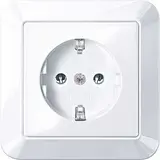 MERTEN MEG2301-1025 Prise SCHUKO complète 1-M célibataire | blanc actif brillant