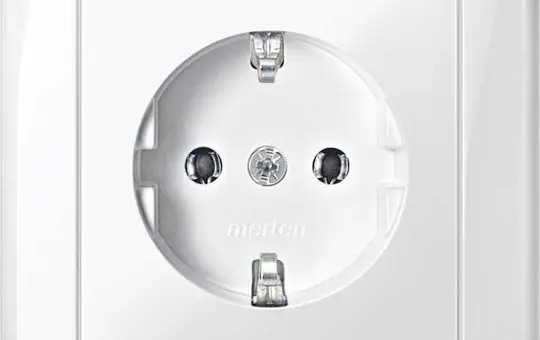 MERTEN MEG2301-1419 Prise SCHUKO complète M-Smart célibataire | blanc polaire brillant
