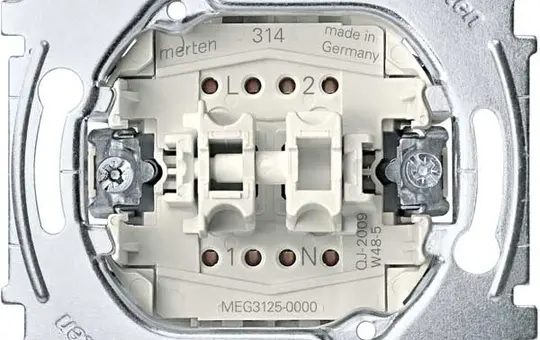 MERTEN MEG3125-0000 Rocker switch Series switch with N terminal