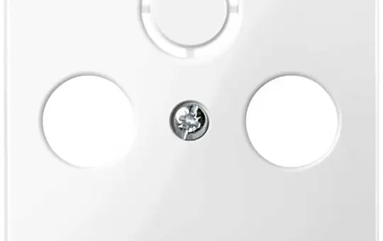 MERTEN 296719 Antenna Cover System M 2/3 times | polar white glossy