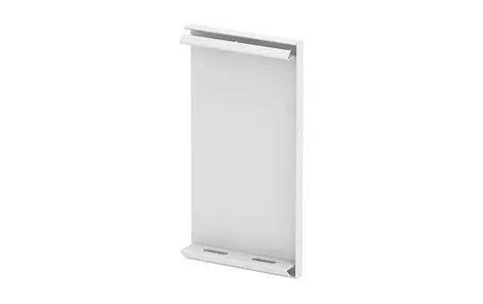 OBO BETTERMANN 6277770 End cap Steel | pure white | 90x170 mm