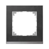 MERTEN MEG4010-3669 Cover Frame M-Pure 1-fold | slate/aluminium