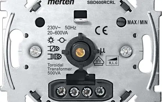 MERTEN MEG5139-0000 Rotary Dimmer RLC, 20-600W