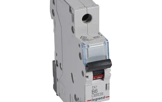 LEGRAND 403353 Disjoncteur unipolaire TX³ type B 6 A