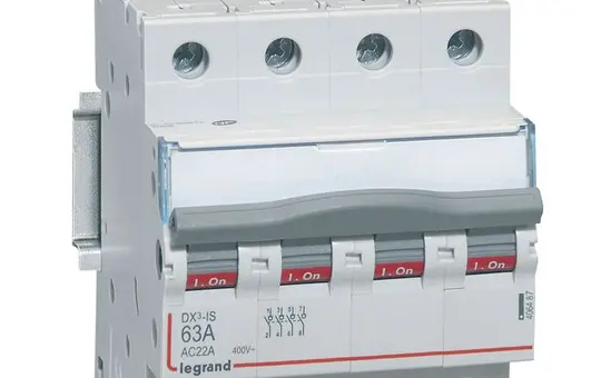 LEGRAND 406487 DX³ Interrupteur-sectionneur de charge 4 pôles, 63 A