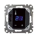 MERTEN MEG5775-0000 Room Temperature Controller Normally open, 230 V, display
