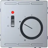 MERTEN MEG5760-6036 Room Temperature Controller System Design NO contact, 230 V, off switch, indicator light | stainless steel
