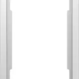 MERTEN MEG4025-6535 Cover Frame D-Life 2-fold without middle bar | lotus white