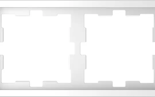 MERTEN MEG4020-6535 Cadre de recouvrement D-Life 2 fois | blanc lotos