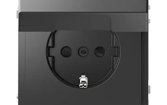 MERTEN MEG2310-6034 SCHUKO Socket Design Touch protection, hinged lid | anthracite
