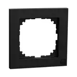 MERTEN MEG4010-3603 Cadre de recouvrement M-Pure OceanPlastic célibataire | noir mat